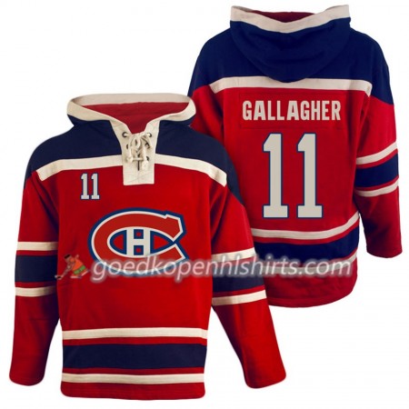 Montreal Canadiens Brendan Gallagher 11 Rood Hoodie Sawyer - Mannen